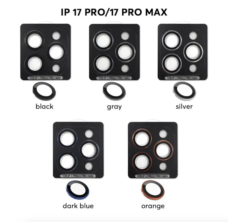 iphone 17 pro colors leaks from camera rings