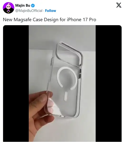 iphone 17 pro magsafe leaks