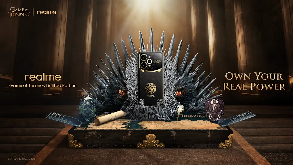 Η realme Παρουσιάζει την Limited Edition Συσκευή Game of Thrones με θέμα Own Your Real Power