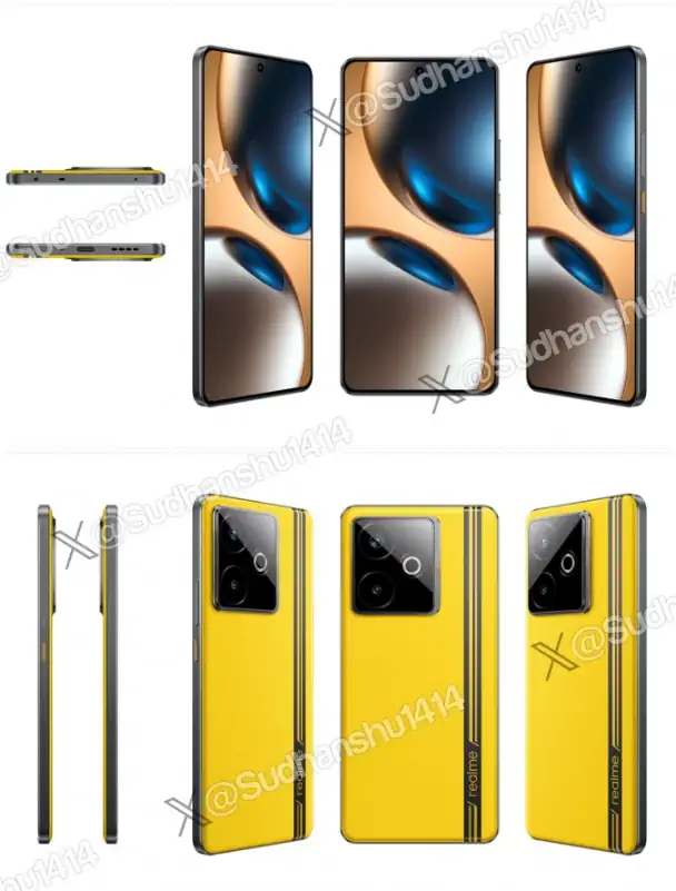 realme gt7t yellow