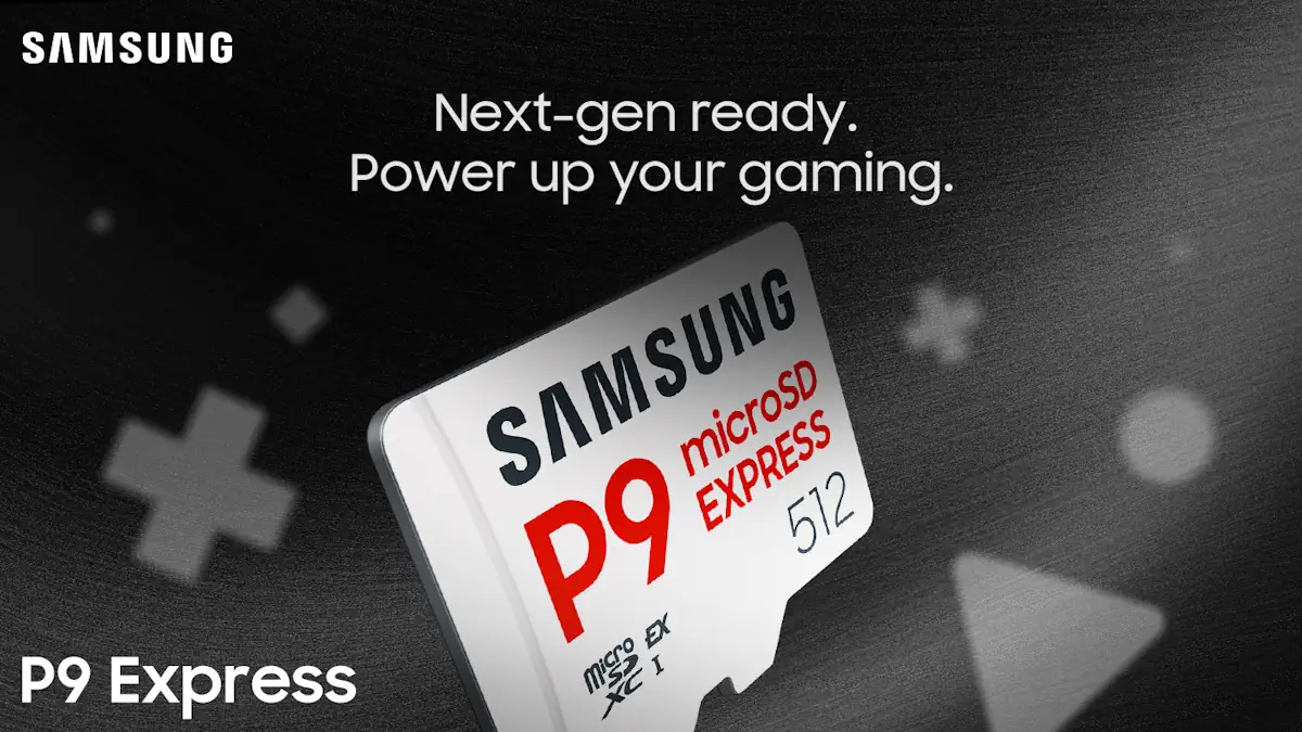 Η Samsung κυκλοφορεί τη νέα κάρτα microSD Express P9 Express για gaming επόμενης γενιάς και επαγγελματικές ροές εργασίας