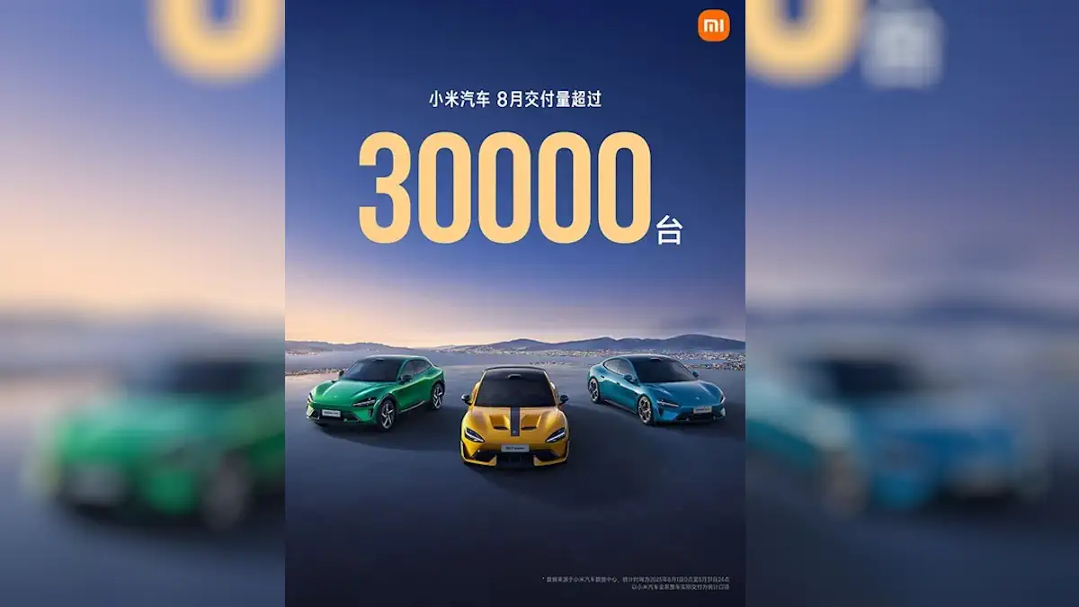 Xiaomi ξεπερνά τις 30.000 παραδόσεις EV τον Αύγουστο – Αναμονή 56 εβδομάδων για το YU7 SUV