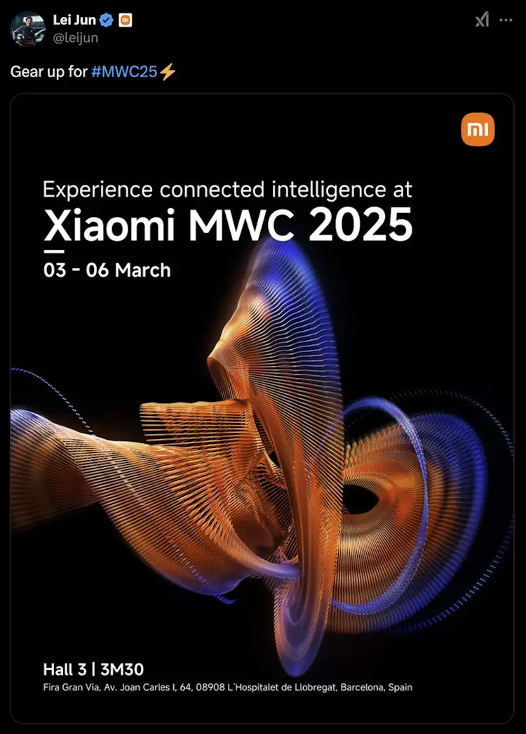 xiaomi mwc2025 banner full