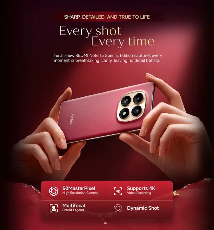 Redmi Note 15 5G Special Edition banner