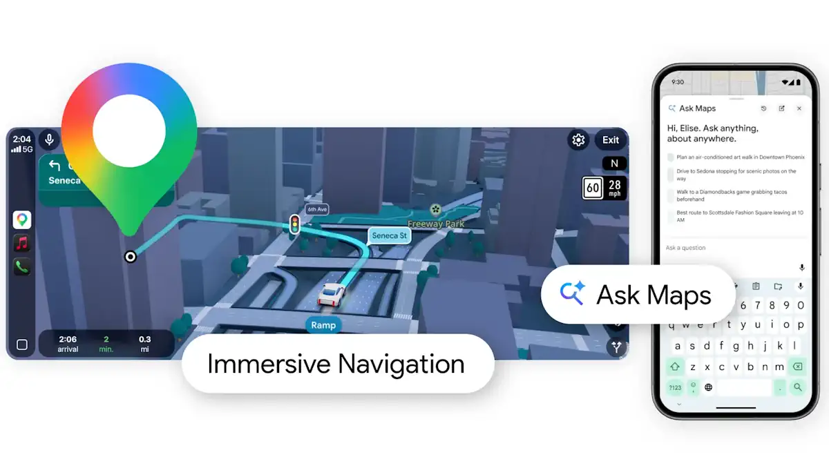 Gemini: Νέο εργαλείο Map για ερωτήσεις με βάση την τοποθεσία στο κινητό
