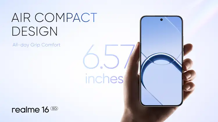 realme 16 5g air design