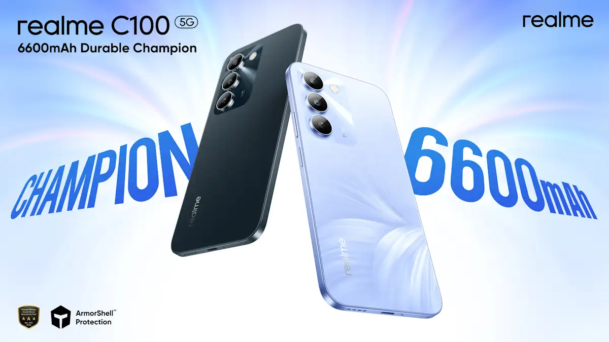 realme C100 5G: Το Νέο Ανθεκτικό Smartphone με 144Hz Οθόνη, Μπαταρία 6.600mAh και Νέα Λειτουργία Anti-Theft