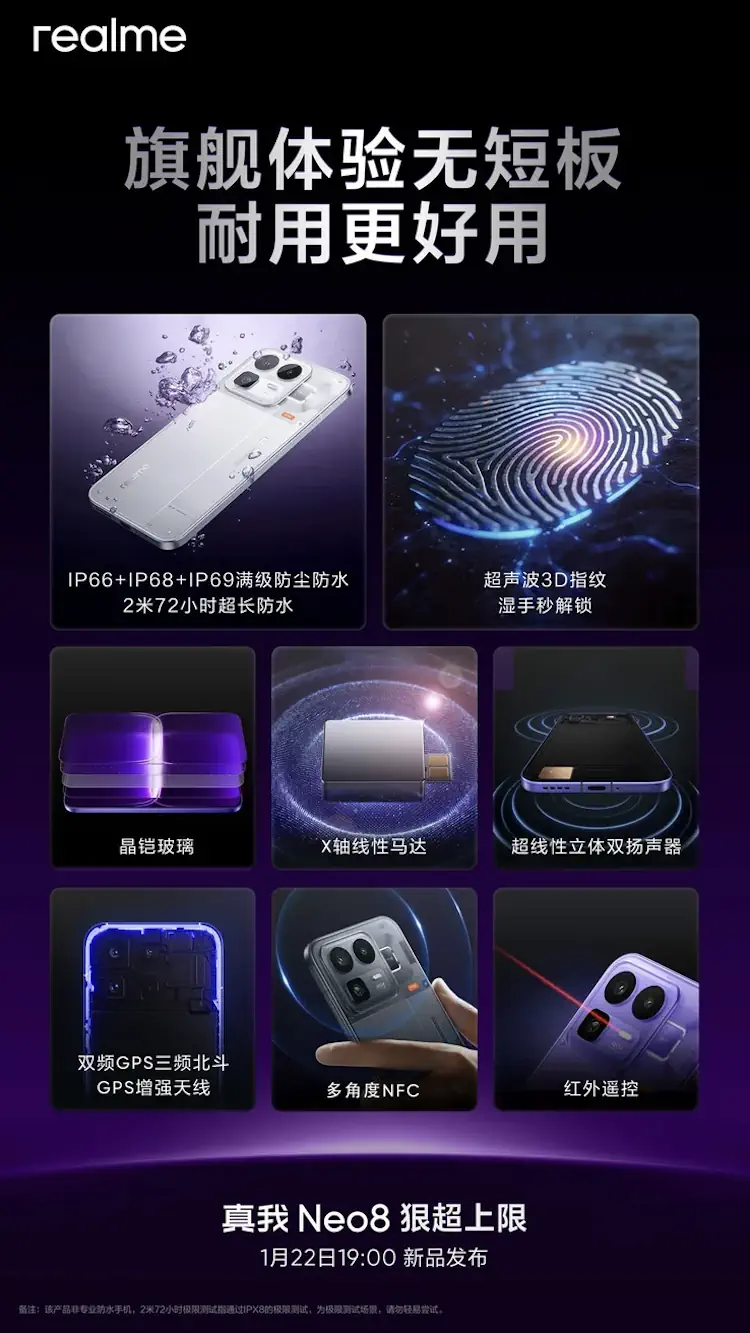 realme neo8 banner specs