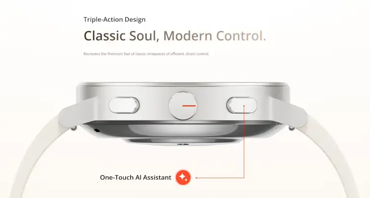 realme Watch S5 button