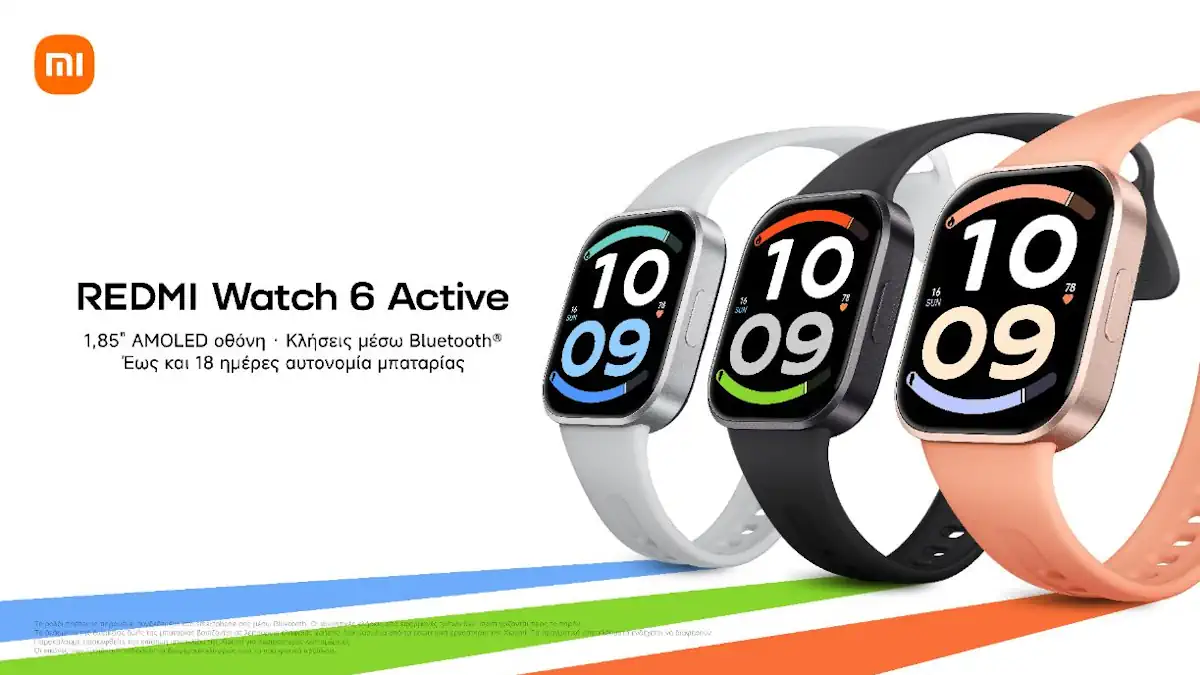 Η σειρά wearables της Xiaomi εμπλουτίζεται με τα νέα, εντυπωσιακά REDMI Watch 6 Active, REDMI Watch 6 Lite και Xiaomi Smart Band 11 Active