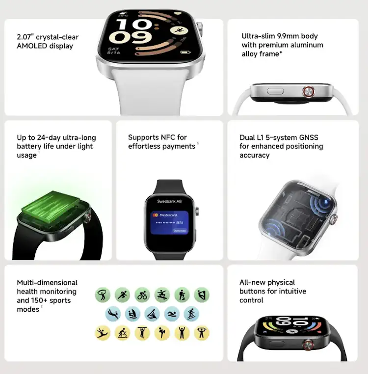 redmi watch 6 specs