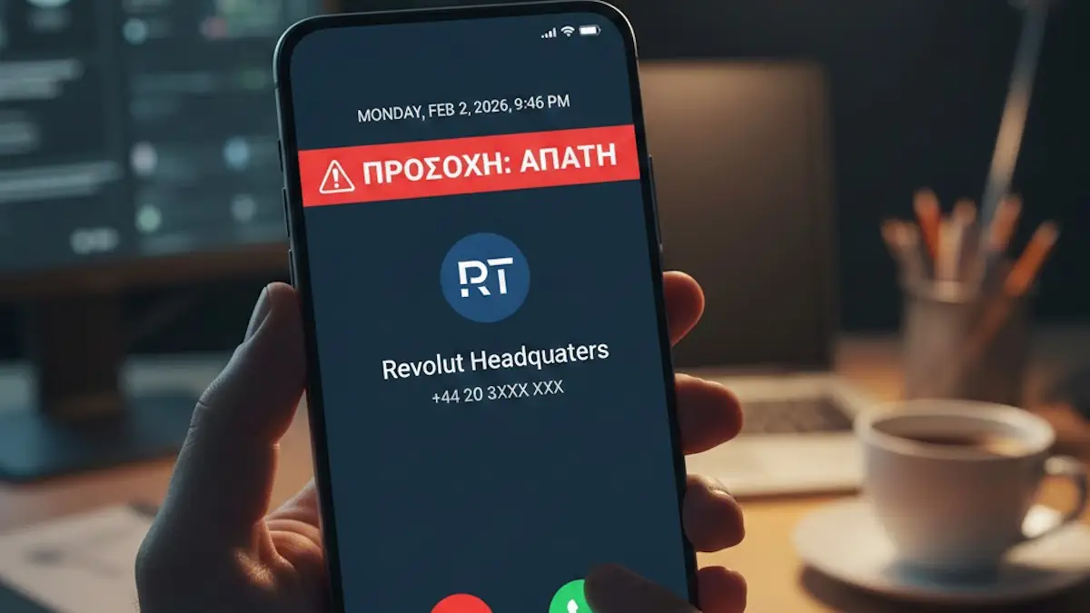 ΑΠΟΚΛΕΙΣΤΙΚΟ: Μεγάλη απάτη με Revolut – Μην απαντάτε στο 
