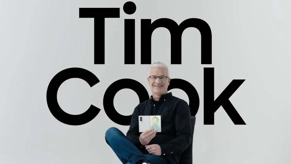 Η Samsung «έκλεψε» τον Tim Cook για να διαφημίσει το Galaxy Z Fold8!