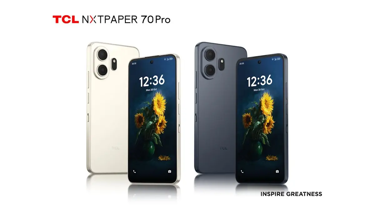 Η TCL παρουσιάζει το νέο smartphone Android TCL NXTPAPER 70 Pro