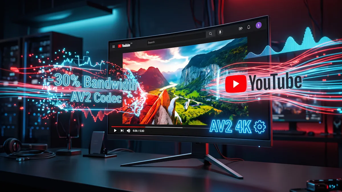 YouTube: Το νέο codec AV2 έρχεται το 2027 με 30% λιγότερη κατανάλωση bandwidth!