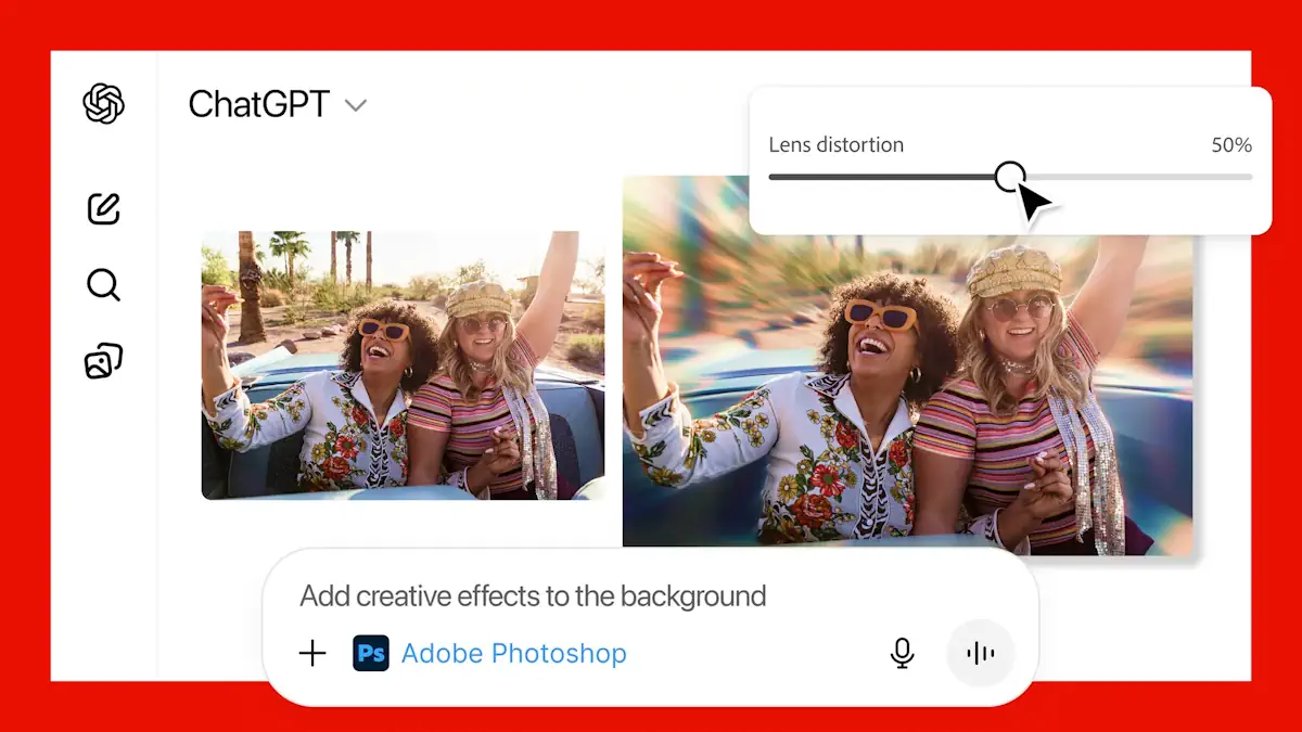 Adobe φέρνει Photoshop, Express και Acrobat απευθείας στο ChatGPT