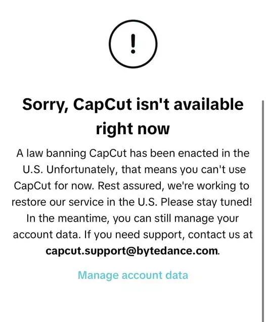 capcut ban