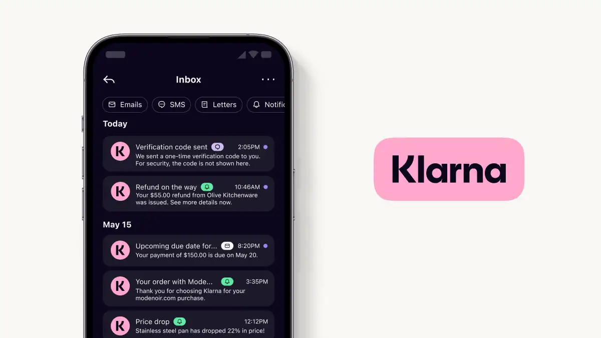 Η Klarna λανσάρει το νέο in-app inbox στην εφαρμογή της για την προστασία των χρηστών από απάτες