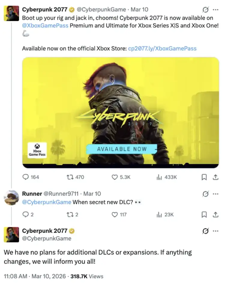 Cyberpunk 2077 eol
