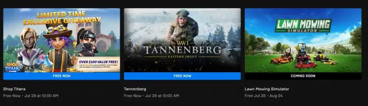 epic free games 28july