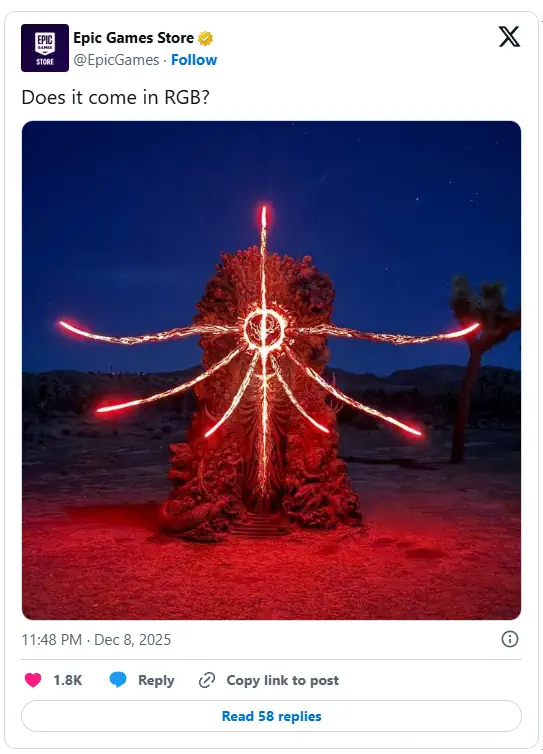 epic store x mystery post
