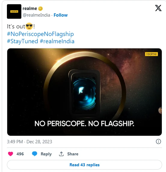 realme 12 camera teaser
