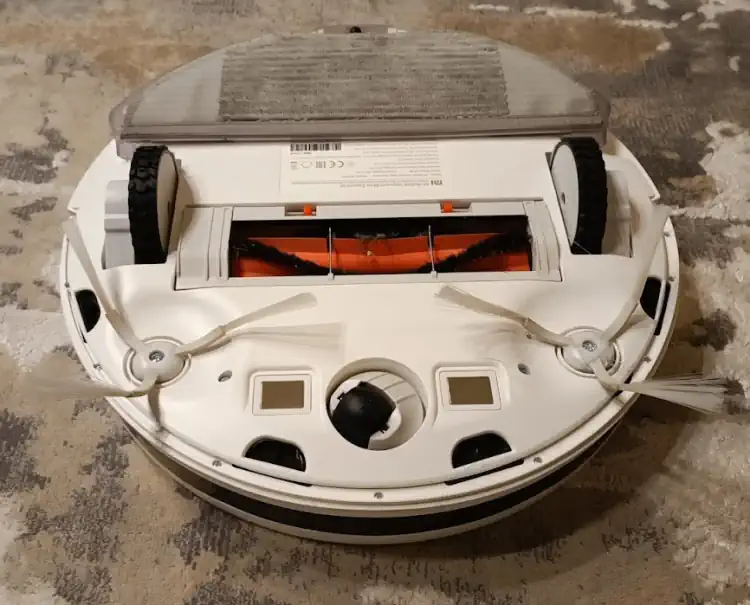 mi robot vacuum upsidedown