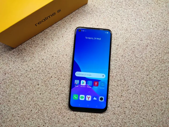 realme 8i screen