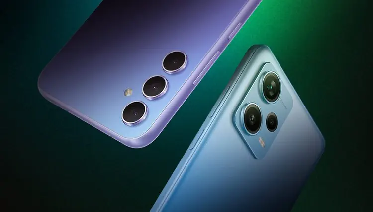 Galaxy A54 vs Redmi Note 12 Pro design